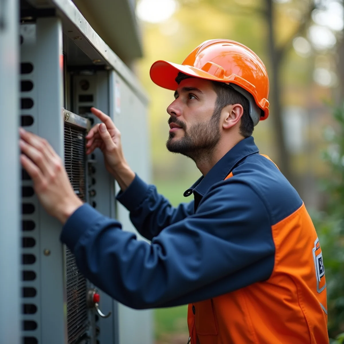 HVAC technician providing service in Cabin John, MD