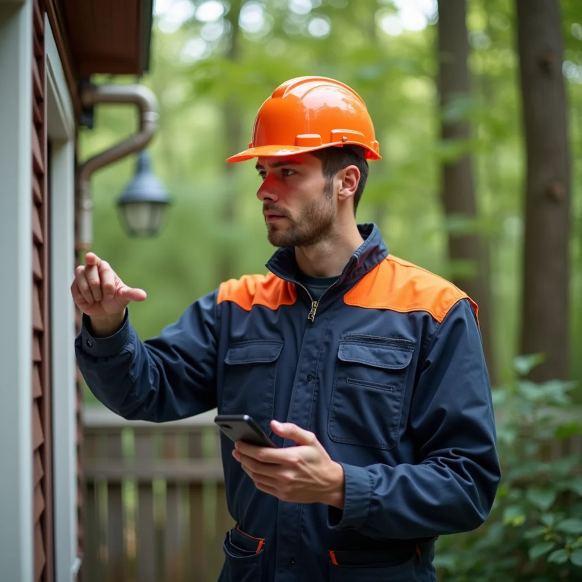 HVAC technician providing service in Cloverly, MD