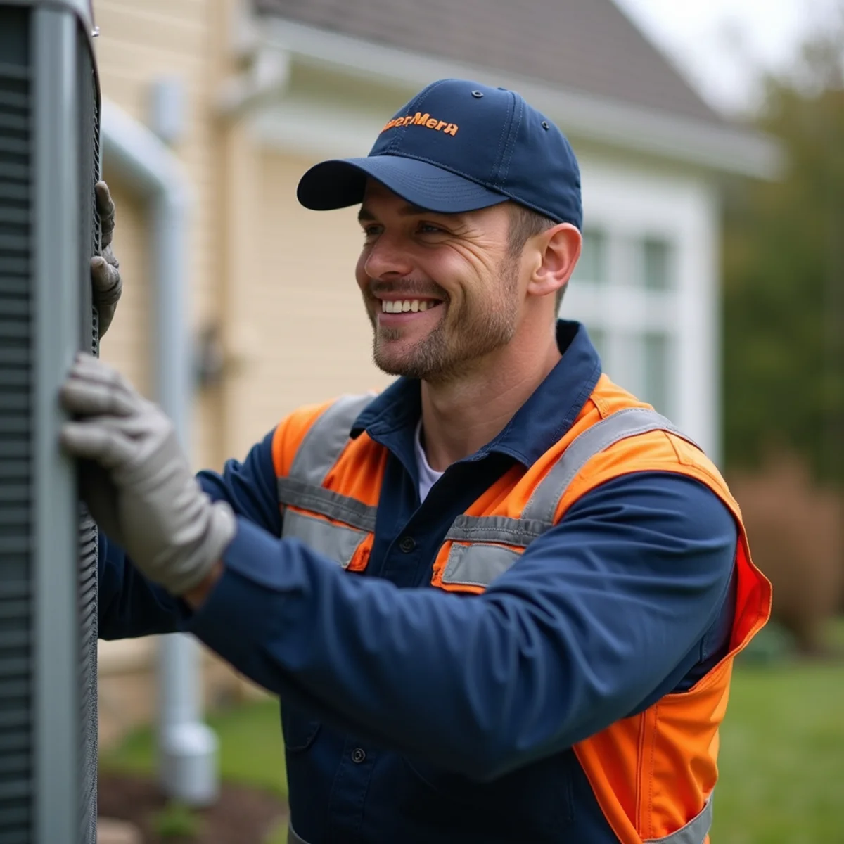 HVAC technician providing service in Montgomery County, MD