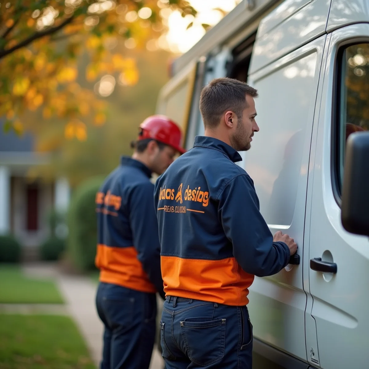 HVAC technician providing service in Poolesville, MD