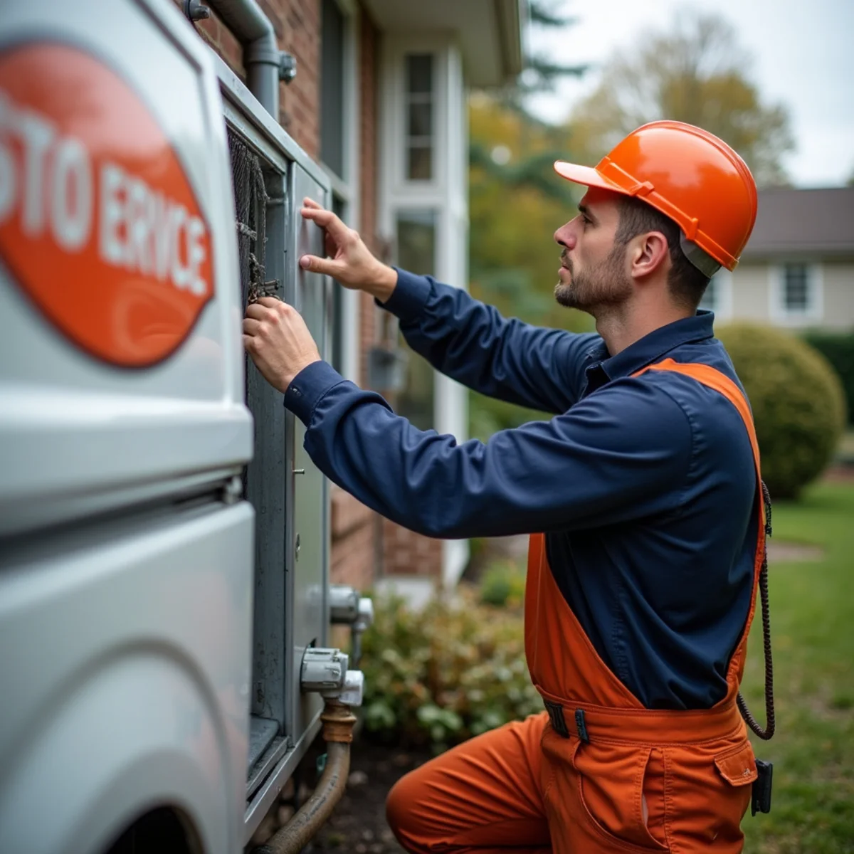 HVAC technician providing service in Sandy Spring, MD