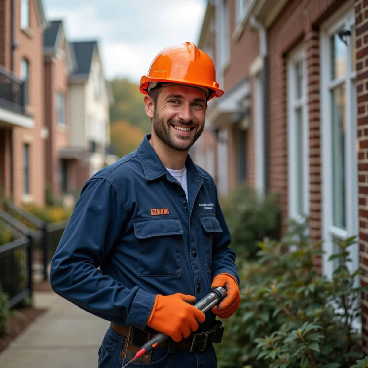 HVAC technician providing service in Silver Spring, MD