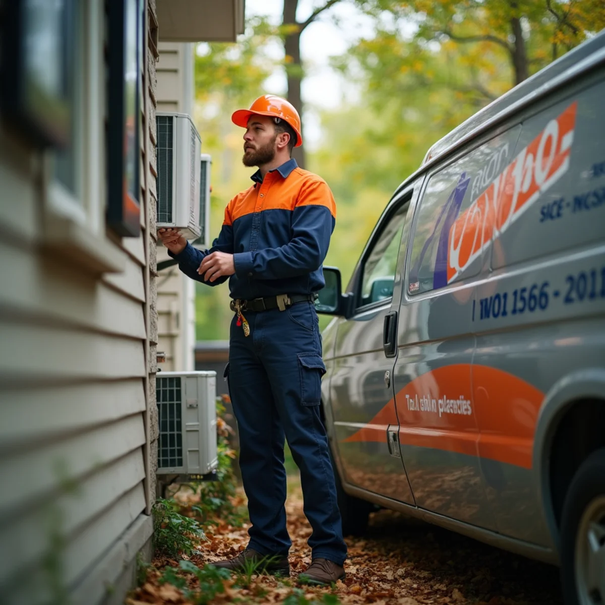 HVAC technician providing service in Washington Grove, MD